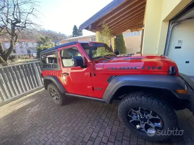 Usata Jeep Wrangler Rubicon 200 CV (147 kW) 2019 Rosso SUV