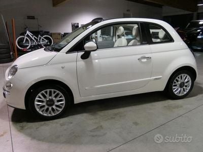 Usata Fiat 500C Lounge 69 CV (50 kW) 2014 Bianco Cabrio