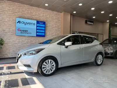 Usata Nissan Micra Visia 92 CV (67 kW) 2021 Grigio Utilitaria