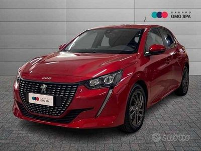 Usata Peugeot 208 Active 102 CV (75 kW) 2021 Rosso Utilitaria