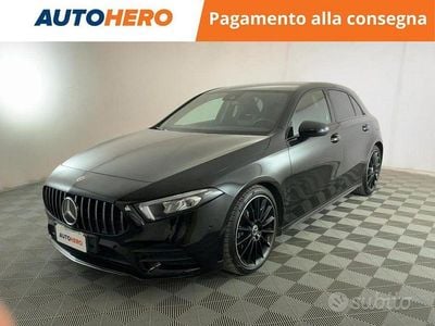 Usata Mercedes A180 Premium 116 CV (85 kW) 2022 Nero Berlina