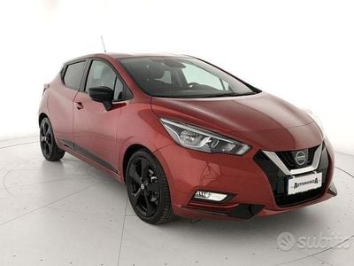 Usata Nissan Micra N-Connecta 90 CV (66 kW) 2017 Rosso Utilitaria