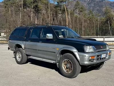 Usata Mitsubishi L200 99 CV (72 kW) 2001 Blu Pick-up