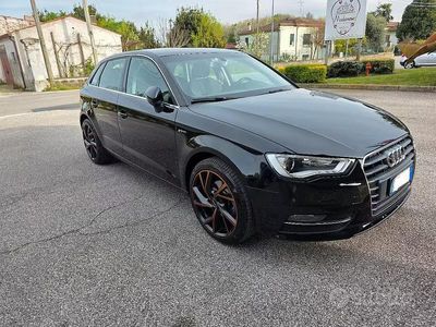 Usata Audi A3 Ambition 110 CV (80 kW) 2015 Nero Berlina