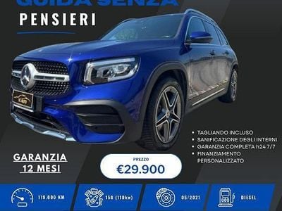 Usata Mercedes GLB200 Premium 150 CV (110 kW) 2021 Blu SUV