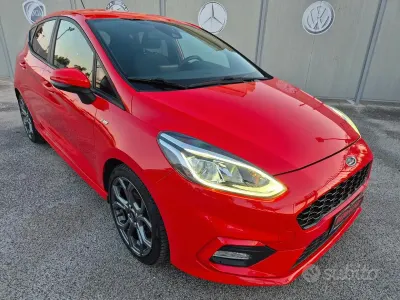 Usata Ford Fiesta ST-Line 85 CV (62 kW) 2019 Rosso Utilitaria