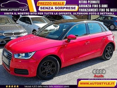 Usata Audi A1 Sportback 82 CV (60 kW) 2017 Rosso Utilitaria