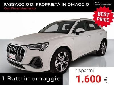 Usata Audi Q3 S-Line 150 CV (110 kW) 2022 Bianco ibis SUV
