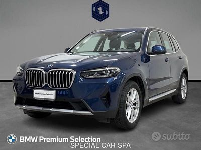 Usata BMW X3 190 CV (139 kW) 2022 Blu SUV