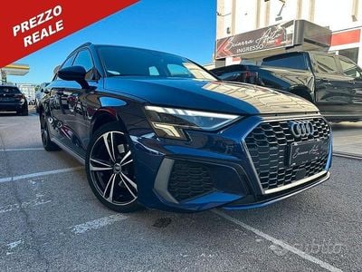 Usata Audi A3 150 CV (110 kW) 2021 Blu Berlina