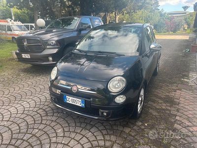 Usata Fiat 500 Lounge 69 CV (50 kW) 2009 Nero Berlina