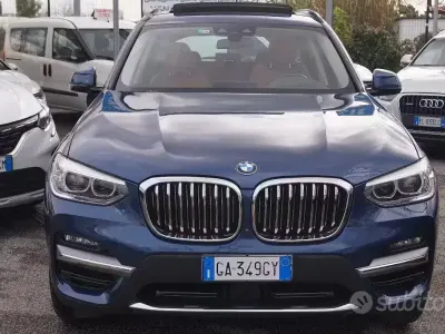 Usata BMW X3 Luxury Line 184 CV (135 kW) 2020 Blu SUV