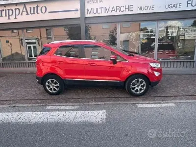Usata Ford Ecosport Titanium 99 CV (72 kW) 2019 Rosso SUV