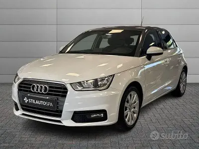 Usata Audi A1 95 CV (69 kW) 2016 Bianco Utilitaria