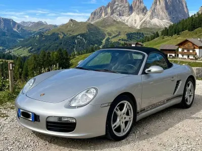Usata Porsche Boxster 239 CV (175 kW) 2005 Argento Cabrio