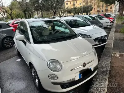 Usata Fiat 500 Lounge 95 CV (69 kW) 2015 Bianco Berlina