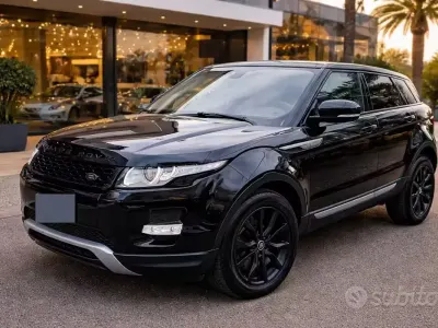 Usata Land Rover Range Rover evoque 190 CV (139 kW) 2012 Nero SUV