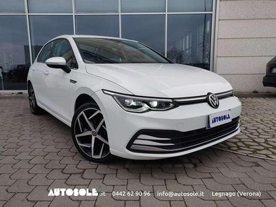 Usata VW Golf VII Style 150 CV (110 kW) 2020 Bianco Berlina