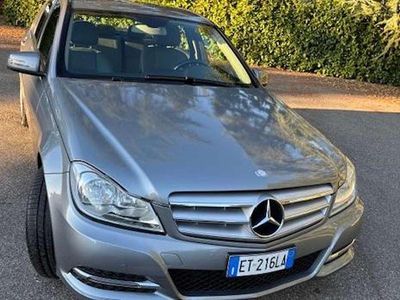 Usata Mercedes C180 120 CV (88 kW) 2013 Argento Berlina