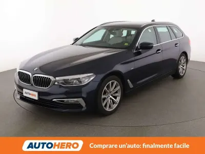 Usata BMW 520 Luxury Line 190 CV (139 kW) 2019 Blu Station wagon