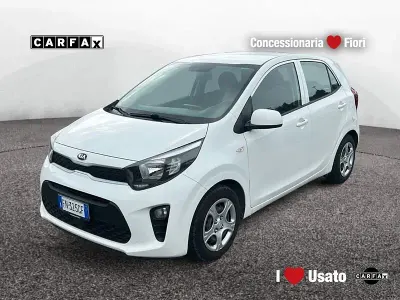 Usata Kia Picanto Active 65 CV (47 kW) 2018 Bianco Utilitaria