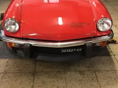 Usata Triumph Spitfire 1970 Rosso Cabrio