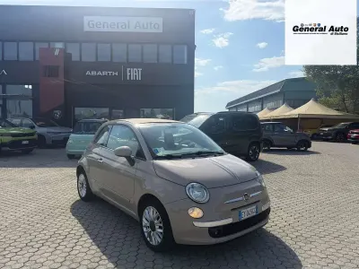 Usata Fiat 500C Lounge 69 CV (50 kW) 2014 Beige Cabrio