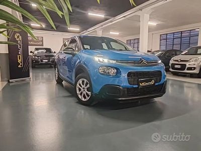 Usata Citroën C3 Feel 82 CV (60 kW) 2018 Blu Utilitaria