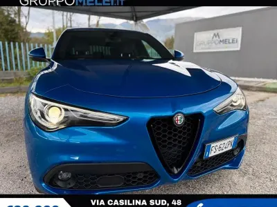 Usata Alfa Romeo Stelvio Super 210 CV (154 kW) 2018 Blu SUV
