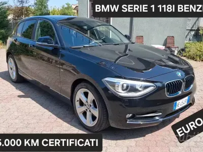 Usata BMW 118 Sport Line 170 CV (125 kW) 2013 Nero Utilitaria