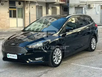 Usata Ford Focus Titanium 120 CV (88 kW) 2016 Nero Station wagon