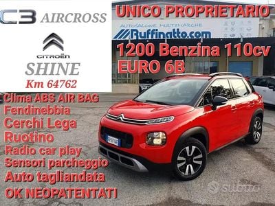 Usata Citroën C3 Aircross PureTech 110 CV (80 kW) 2018 Rosso SUV