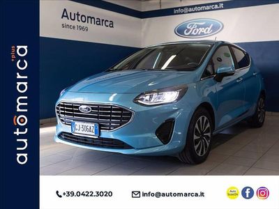 Usata Ford Fiesta Titanium 125 CV (91 kW) 2022 Blu metallizzato Utilitaria