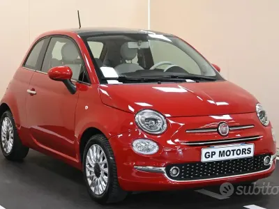 Käytetty Fiat 500 Lounge 69 HP (50 kW) 2018 Punainen Viistoperä