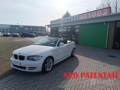 Usata BMW 118 Cabriolet Efficient Dynamics 143 CV (105 kW) 2011 Bianco Cabrio