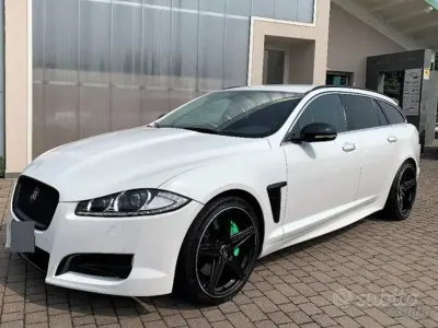 Usata Jaguar XF Sportbrake Portfolio 275 CV (202 kW) 2013 Bianco Station wagon