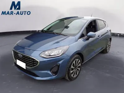 Gebraucht Ford Fiesta Titanium 75 PS (55 kW) 2024 Blau Kleinwagen