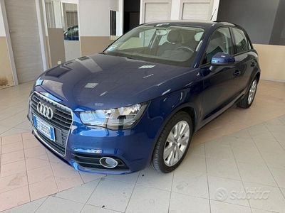 Usata Audi A1 Ambition 90 CV (66 kW) 2014 Blu Utilitaria