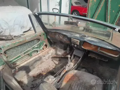 Usata Fiat 850 1960 Verde Cabrio