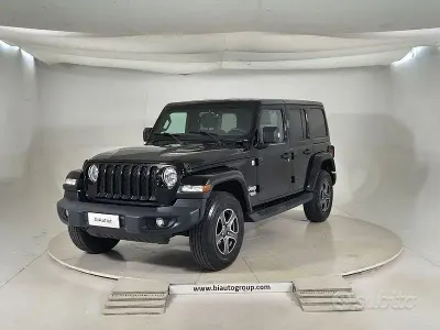 Usata Jeep Wrangler Sahara 200 CV (147 kW) 2020 Nero SUV
