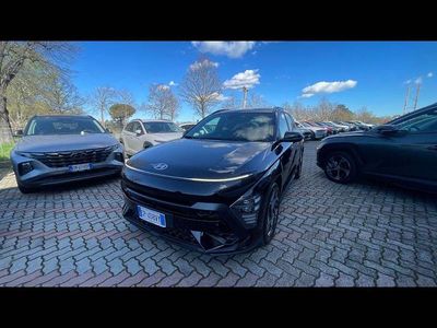 Usata Hyundai Kona N Line 120 CV (88 kW) 2023 Nero SUV