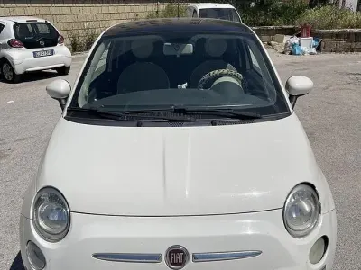 Usata Fiat 500 69 CV (50 kW) 2009 Bianco Cabrio