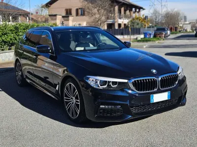 Usata BMW 520 M Sport 190 CV (139 kW) 2018 Blu/azzurro Station wagon