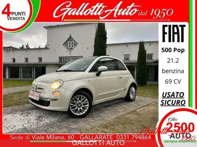 Usata Fiat 500 Pop 69 CV (50 kW) 2009 Bianco Cabrio
