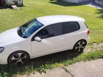 Usata VW Golf VI GTI 210 CV (154 kW) 2010 Bianco Berlina