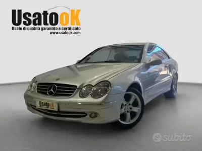 Usata Mercedes CLK200 Avantgarde 163 CV (119 kW) 2004 Argento Coupé