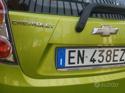 Usata Chevrolet Spark 68 CV (50 kW) 2012 Verde Utilitaria