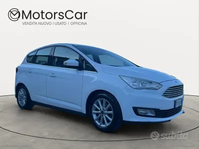 Usata Ford C-MAX Titanium 120 CV (88 kW) 2018 Bianco Monovolume