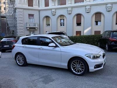 Usata BMW 118 Sport Line 150 CV (110 kW) 2018 Bianco Utilitaria