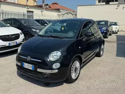 Usata Fiat 500 Lounge 95 CV (69 kW) 2012 Nero Utilitaria